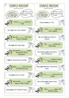 Vorschau - Aufgabenkarten - Tandem Activity Simple Present: Positive/negative sentences and questions - Seite 3