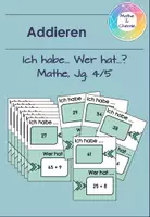 Vorschau - Spiele - Materialpaket - Ich habe... Wer hat...? - Kopfrechnen - Seite 1