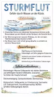 Vorschau - Arbeitsblätter - Lernposter + Arbeitsblätter zum Thema "Sturmflut" + Lösung & MP3 + Mindmap + Infografik - Deckblatt
