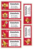 Vorschau - Anderer Materialtyp - Bienenklasse Geburtstagsgutscheine / Hausaufgabengutschein Biene - Seite 3
