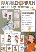 Vorschau - Merkblätter - Mutmachspruch auch als (Klopf-Affirmation & Tapping Mutmacher EFT) - Deckblatt