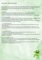 Vorschau - Arbeitsblätter - Sachtext - der Frosch: Vom Ei zum Frosch für Klasse 3 und 4 - Seite 1