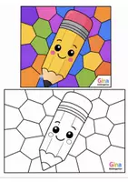 Προεπισκόπηση - Φύλλα εργασίας - Χρωμοσελύδες-Μωσαϊκό - Σελίδα 1