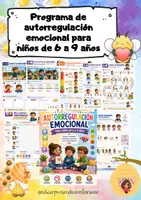 Vista previa - Hojas de trabajo - Programa de autorregulación emocional para niños de 6 a 9 - Portada