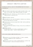 Vista previa - Para docentes: organización, planificación y formación - CHECKLIST HABILITATS AUDITIVES - página 1