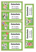 Vorschau - Anderer Materialtyp - Koalaklasse Geburtstagsgutscheine / Hausaufgabengutschein Koala - Seite 2