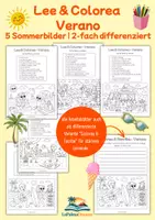 Vorschau - Arbeitsblätter - Spanisch Sommer Materialpaket | Verano, Vacaciones & Back to School nach den Sommerferien | Wortschatz, Lesen, Schreiben & Spiele für den Spanischunterricht | Klasse 5/6/7 - Seite 1