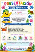 Vista previa - Unidades / Secuencias / Situaciones de Aprendizaje - Colorea con Estrellín 30 misiones de colores, atención y motricidad fina. A partir de 3 años. - página 1