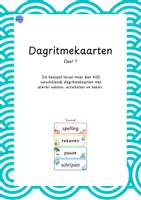 Voorbeeld - Juf Larissa - Dagritmekaarten deel 1 ''Schoolstijl'' - Pagina 1