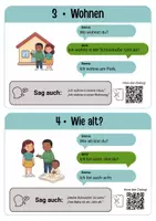 Vorschau - Audio-Dateien - Sprechanlässe DaZ A1: Familie & Wohnen – Dialogkarten mit Hör-QR | Sprechen & Zuhören, Willkommensklasse - Seite 2