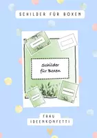 Vorschau - Poster - Schilder für den Klassenraum / Boxen - Deckblatt
