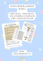 Vorschau - Stationenlernen - Stationenlernen Bibel - inklusive Lösung und Verlaufsplanung - Deckblatt