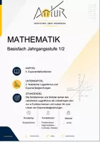 Vorschau - Stundenentwürfe - Natürlicher Logarithmus und Exponentialgleichungen | Oberstufe | Mathematik - Deckblatt