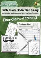 Vorschau - Arbeitsblätter - Such-Duell „Finde die Lösung!“ – Einmaleins-Spiel | Konzentration & Kopfrechnen | Klasse 2–6 - Deckblatt
