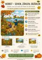 Vorschau - Arbeitsblätter - Schulanfang Herbst Wimmelbilder - Seite 1