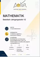 Vorschau - Stundenentwürfe - Natürlicher Logarithmus – Anwendung und Vertiefung | Oberstufe | Mathematik - Deckblatt