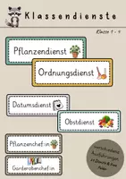Vorschau - Mal- und Bastelvorlagen - Materialpaket Classroom Management | Klassenorganisation - Seite 1