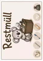 Vorschau - Poster - Mülltrennung Koala-Klasse | 3 Müllschilder - Seite 1