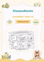 Vorschau - Mal- und Bastelvorlagen - soziales Lernen - Deckblatt