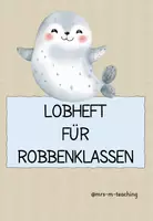 Vorschau - Anderer Materialtyp - Robbenklasse: Lobheft / Belohnungsheft (Motivation) - Deckblatt
