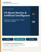 Vorschau - Test - Englisch Abitur 2028 – US Short Stories & Artificial Intelligence | Unterrichtsreihe + Klausur gA/eA - Deckblatt