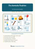 Vorschau - Mal- und Bastelvorlagen - Die chemische Reaktion – Lesespurgeschichte mit Rätselaufgaben (Klasse 8) - Seite 1