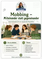 Vorschau - Stundenentwürfe - Neues Schuljahr: Mobbing verstehen – Miteinander stärken | 20-seitiges Unterrichtsmaterial für ein respektvolles Klassenklima | Klasse 5, 6, 7 - Deckblatt
