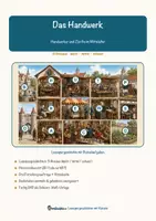 Vorschau - Arbeitsblätter - Das Handwerk und die Zünfte – Lesespurgeschichte mit Rätselaufgaben (Klasse 7) - Seite 1