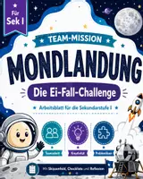 Vorschau - Arbeitsblätter - Mondlandung – Die Ei-Fall-Challenge (Team Challenge) - Deckblatt