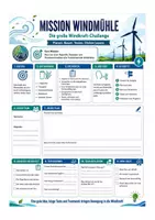 Vorschau - Arbeitsblätter - Mission Windmühle – Die große Windkraft-Challenge - Seite 1