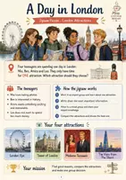 Vorschau - Arbeitsblätter - A Day in London - Jigsaw Puzzle / Gruppenpuzzle (Klasse 6-7) - Seite 1