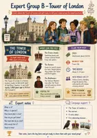 Vorschau - Arbeitsblätter - A Day in London - Jigsaw Puzzle / Gruppenpuzzle (Klasse 6-7) - Seite 3