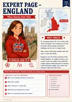 Vorschau - Arbeitsblätter - United Kingdom - Four Countries (Jigsaw Puzzle / Gruppenpuzzle Klasse 6) - Seite 2