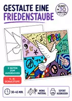 Vorschau - Stundenentwürfe - Gestalte eine Friedenstaube – Kunst in 30 Minuten | FREEBIE - Deckblatt