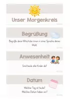 Vorschau - Präsentationen/Tafelbilder - Moderationsfächer Morgenkreis XXL Kind des Tages | beige & blau - Seite 2
