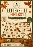 Vorschau - Spiele - VKL mit Herz: Leiterspiel mit Bildkarten Herbst DAZ - Deckblatt