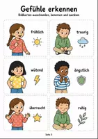 Vorschau - Bildkarten - Gefühlskarten | Grundschule - Seite 3