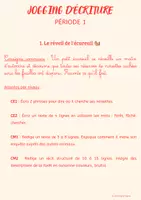 Aperçu - Feuilles d'exercices - JOGGING D’ÉCRITURE AUTOMNE - Page 1