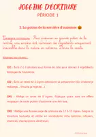 Aperçu - Feuilles d'exercices - JOGGING D’ÉCRITURE AUTOMNE - Page 2