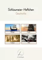Vorschau - Text - Schlaumeier-Heftchen: Geschichte (Lesen auf Satzebene, Silbenschrift) - Deckblatt