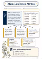 Vorschau - Arbeitsblätter - Attribute sicher trainieren – Deutsch Grammatik Klasse 7-8 - Seite 1