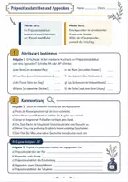 Vorschau - Arbeitsblätter - Attribute sicher trainieren – Deutsch Grammatik Klasse 7-8 - Seite 3