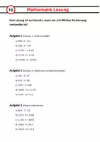 Vorschau - Arbeitsblätter - Arithmetik - schriftliche Division (Lernzeit 10) - Seite 1