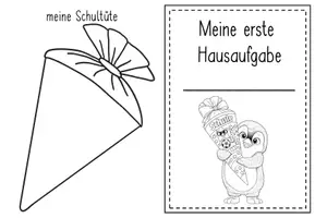 Vorschau - Arbeitsblätter - erste Hausaufgabe Pinguinklasse #Schulstart #Klassentier - Seite 3