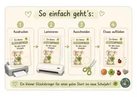 Vorschau - Anderer Materialtyp - Glücksbringer fürs neue Schuljahr Biene - Seite 2