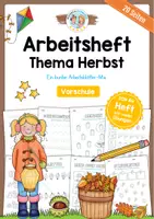 Vorschau - Arbeitsblätter - Materialpaket Herbst: Vorschule (20 Arbeitsblätter) - Deckblatt