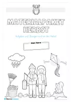 Vorschau - Arbeitsblätter - Materialpaket Herbst: Vorschule (20 Arbeitsblätter) - Seite 1