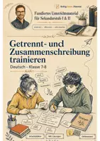 Vorschau - Arbeitsblätter - Getrennt- und Zusammenschreibung trainieren | Deutsch Klasse 7-8 - Deckblatt