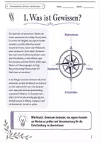 Vorschau - Arbeitsblätter - Gewissen und Verantwortung: Falltraining Religion Klasse 9-10 - Seite 1
