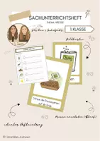 Vorschau - Arbeitsblätter - Sachunterricht / Kresse / Hefteintrag / Bildkarten - Deckblatt